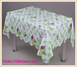 PVC Tablecloth with Nonwoven Backing (TJ0147B)